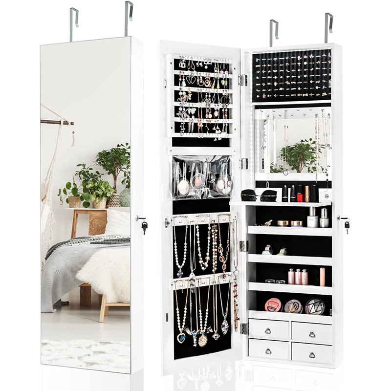 Hamnah Over-the-Door Jewelry Armoire