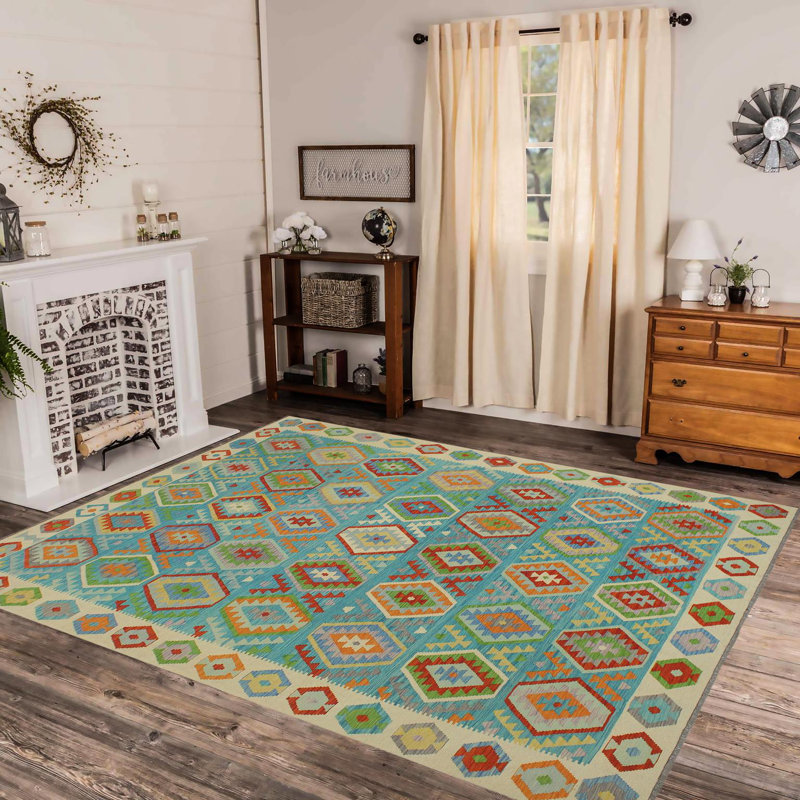Kemori Wool Geometric Rug