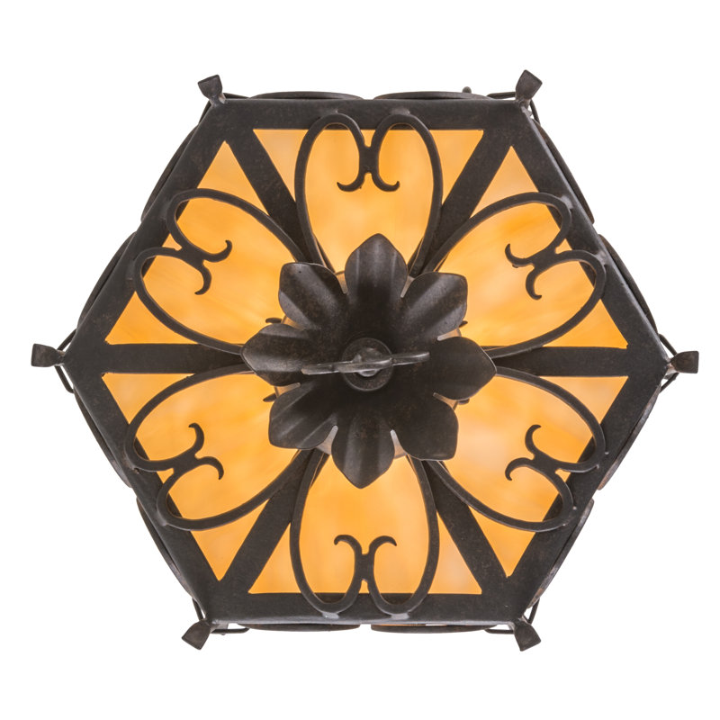 1 - Light Semi Flush Mount