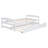 Twin Size Platform Bed with Trundle-117190687