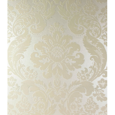 Papier peint damassé floqué Shadow