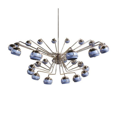 Lustre suspendu 14 lumières à intensité variable