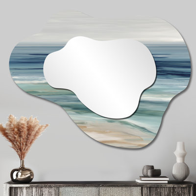 Miroir mural Tropical Cloud - Golden Sunset