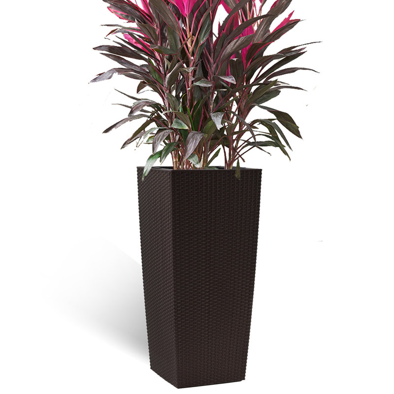 30 in Tall Large Flower Pots Planter, Brown
