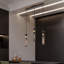 Lustre - Luminaire suspendu de configuration à 3 lumières de 25 po de diamètre, avec lumières de fonction de suspension réglables avec abat-jour cylindriques en maille, avec base d'ampoule E26
