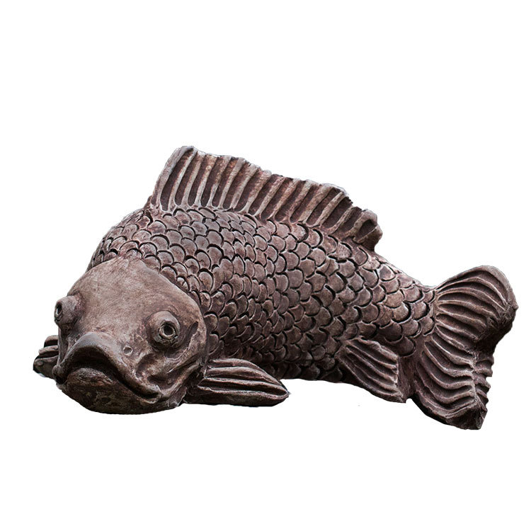 Large Koi Statue, Natural