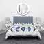 Blue Moon Phases - Ensemble de housse de couette bohémien et éclectique - Microfibre de polyester-66390046