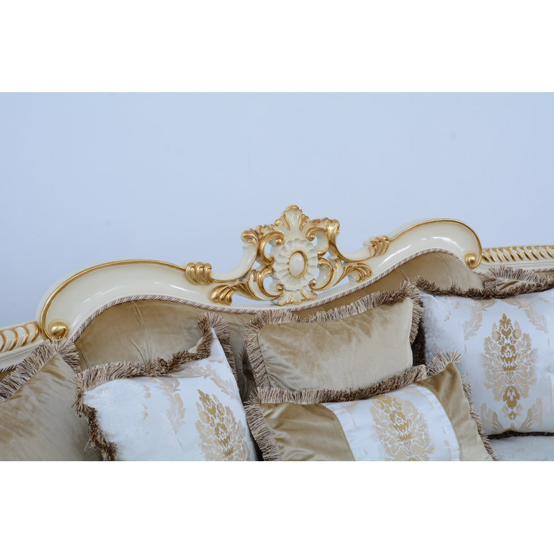 Sofa, 44" H x 104" W x 35" D