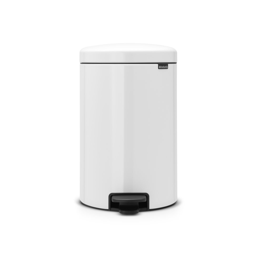 Brabantia 114243 Pedal Bin newIcon with Metal Inner Bucket, 20 Litre - White - Image 2