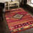 Red Area Rug With , 2.58 Ft X 7.25 Ft, Polypropylene, For Busy Homes And High Traffic Zones Rug, Pattern, 100% Stain-