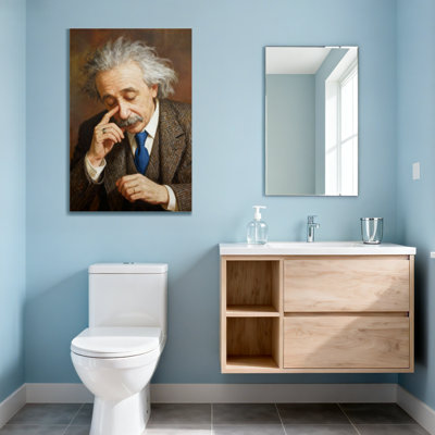 Fashion Albert Einstein Portrait Canvas Print