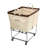 Canvas Rolling Laundry Basket with Handles-132062711-132062710