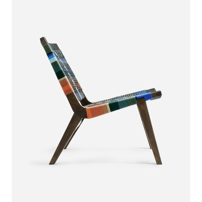 Casares Lounge Chair, Mot Mot Pattern , Natural