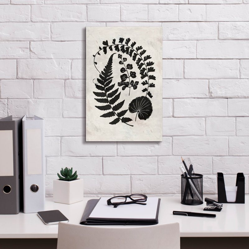 «Botanica 2» par Suzanne Nicoll, art mural sur toile, H 18 po x l 12 po x P 0,75 po