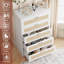 Commode en rotin, grande commode, commode en bois pour la chambre à coucher-900875186