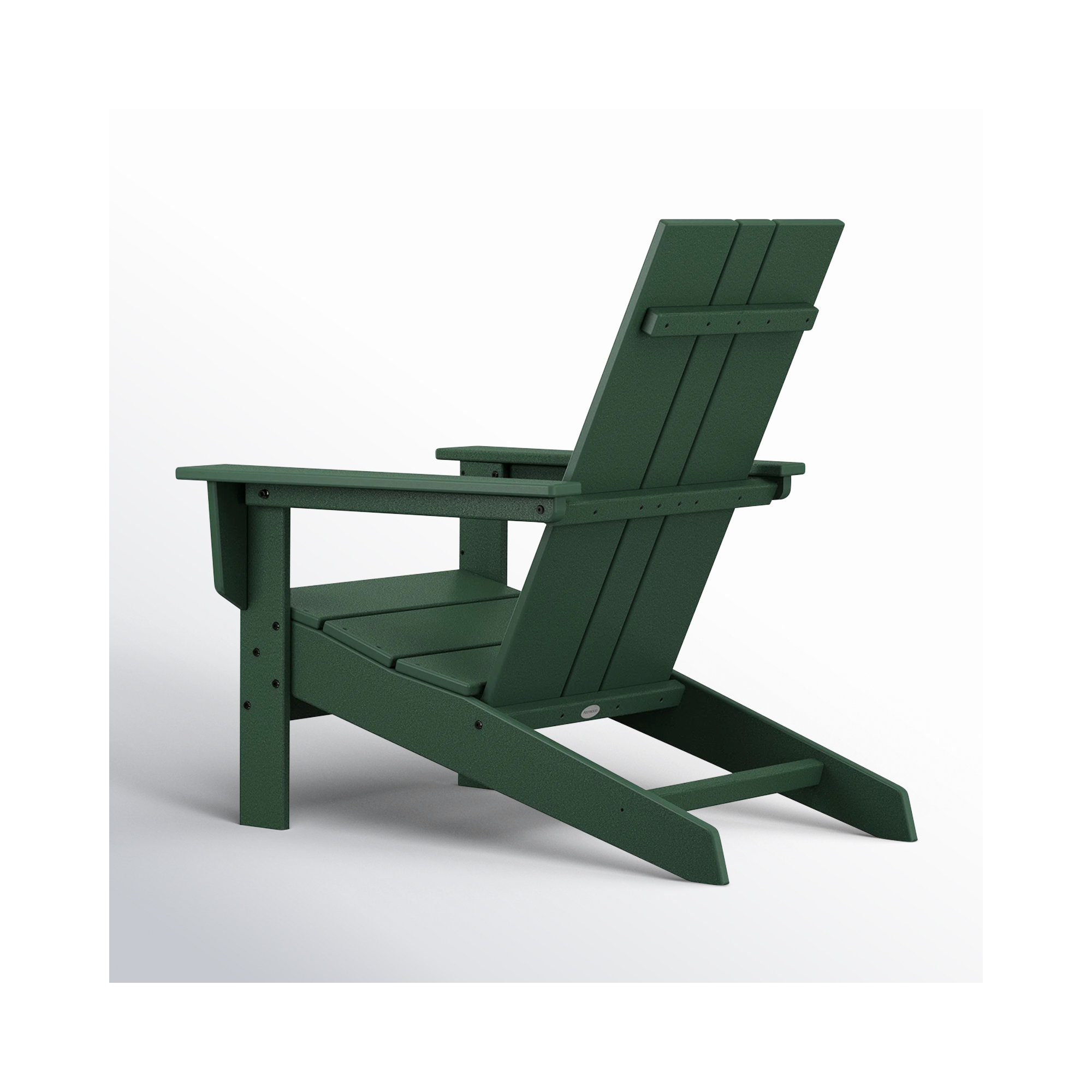 POLYWOOD x AllModern Plastic Adirondack Chair, Green
