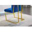 Chaise moderne en velours capitonnée-1723474454