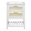 Meuble-lavabo 24 po avec lavabo intégré en céramique, armoire avec tiroir profond et tiroir basculant pour salle de bain petite à moyenne-840297689