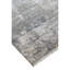 Hand Knotted Abstract Area Rug in Gray/Silver-285630754