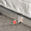 Stover 5 ft. W x 7 ft. D Polyethylene Dome Bike Shed-285633675-334292188