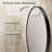 Aevar Round High Quality Aluminum Alloy Framed French Cleat Mounted Wall Decor Bathroom Vanity Mirror with 5-Year Warranty -174999065-174999064