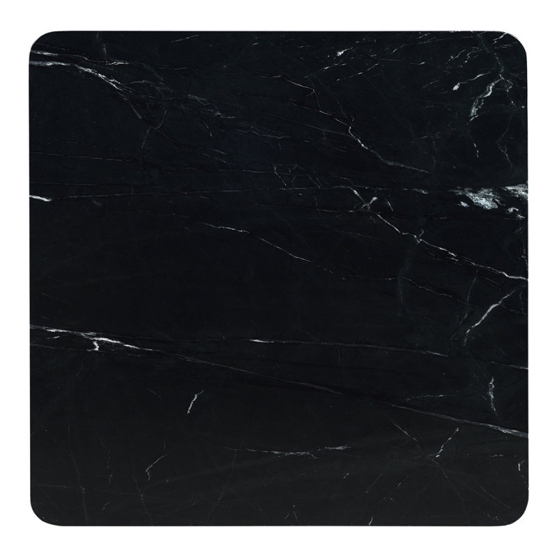 Adile Marble Coffee Table, Black