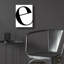 Art mural en verre acrylique "E Is For Easier On White" par Mercedes Lopez, Wrought Studio ™-2135885549