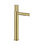 Metro Knurled Short Spout Bathroom Faucet - Vessel - 12" Brass