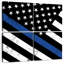 Drapeau de soutien de la police américaine-550695193