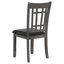 Ensemble de 2 chaises latérales à dossier en treillis-981614543-981614537