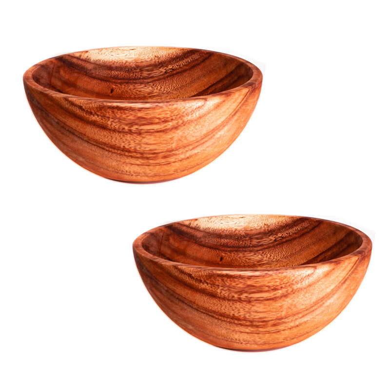 Rainforest Bowls Wood Serving Bowl