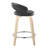 Liesl Upholstered 24" Fixed-Height Counter Stool With Bent Wood Legs - Set Of 2-1335180302-1335180306
