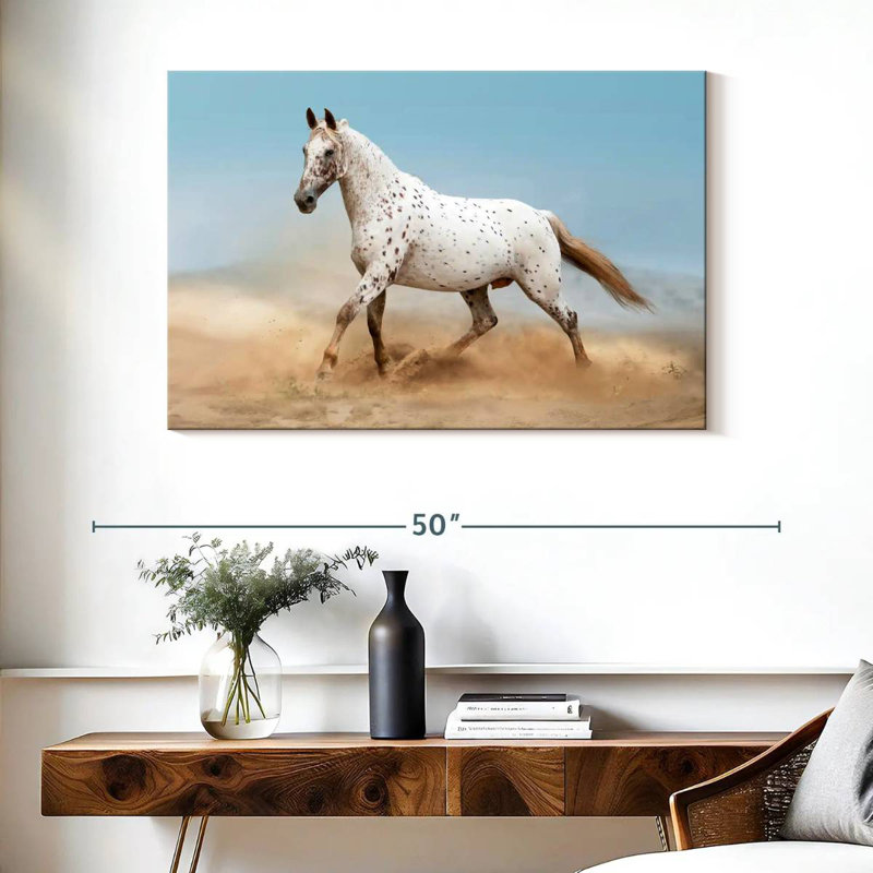 Brampt Appaloosa Desert Horse, 26" H x 39" W