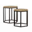 Ensemble de 2 tables gigognes