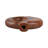 Decorative Mango Wood Table Vase for Home Decor Accent - Modern Cutout Flower Vase for Living Room, Office and Entryway Display-845709827-818313816