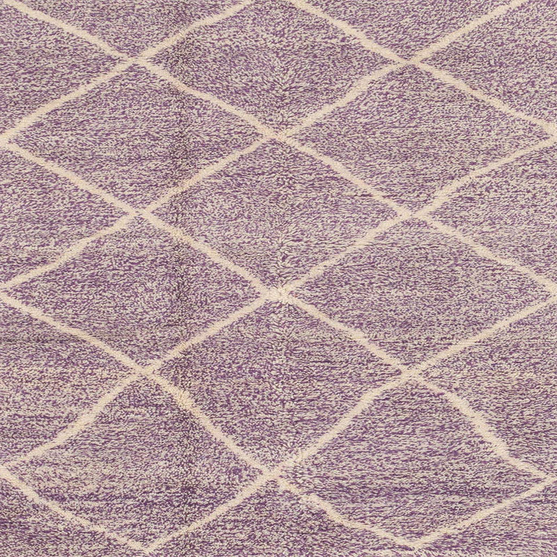 Wool Abstract Indoor Rug, Square 5'
