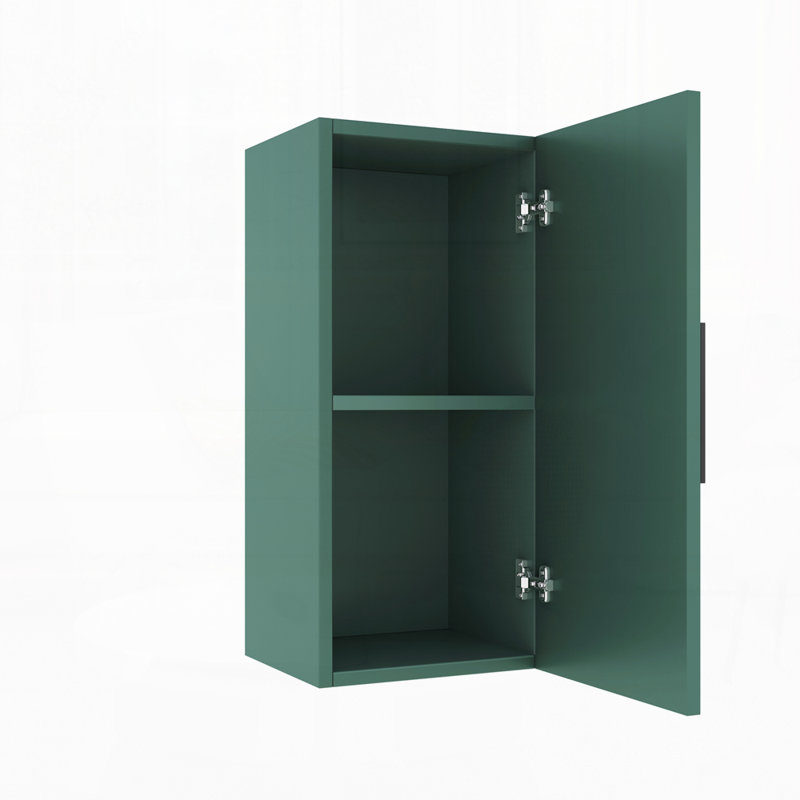 Armoire de salle de bain murale flottante 14 "avec porte et tablette