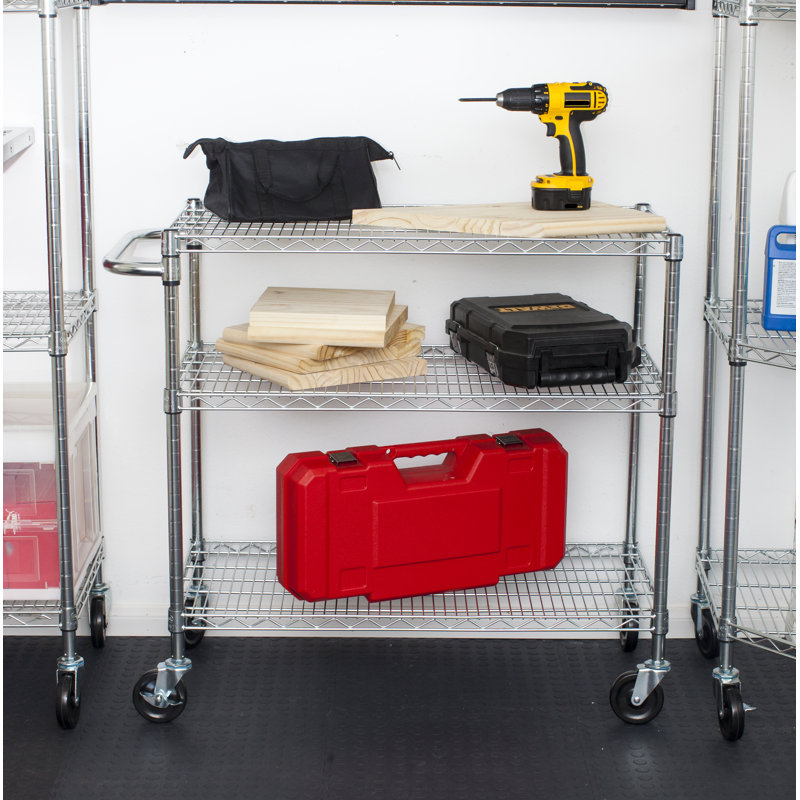 35.75'' H x 40'' W Utility Cart with Wheels