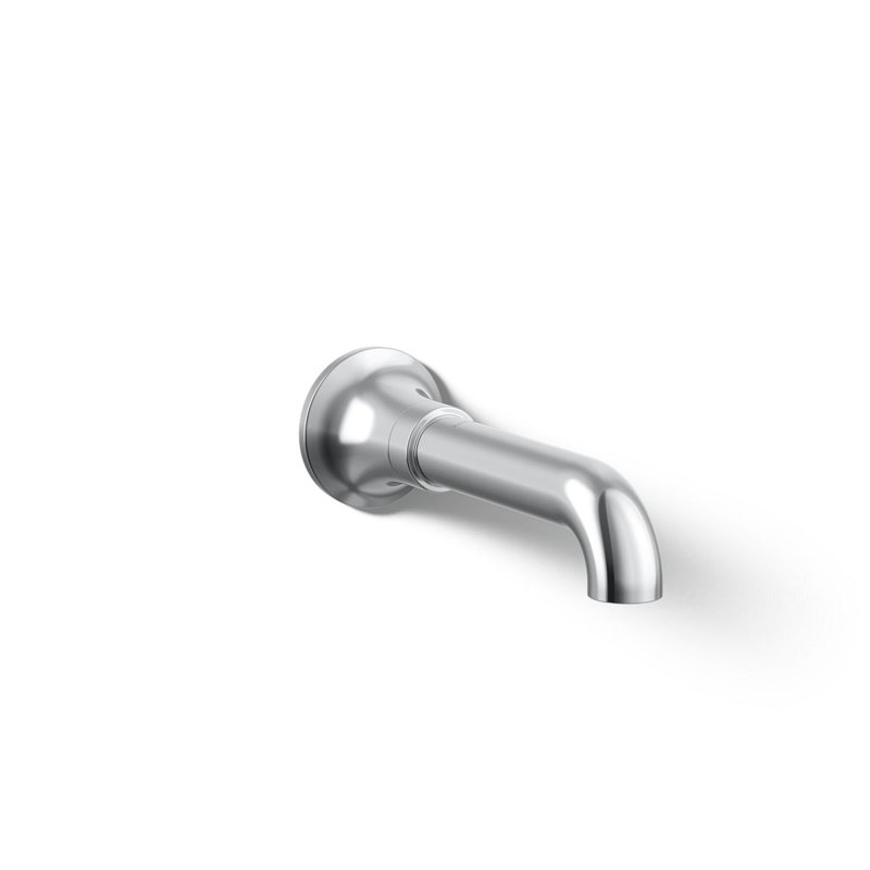 Tone Wall-Mount Non-Diverter Bath Spout, Polished Chrome