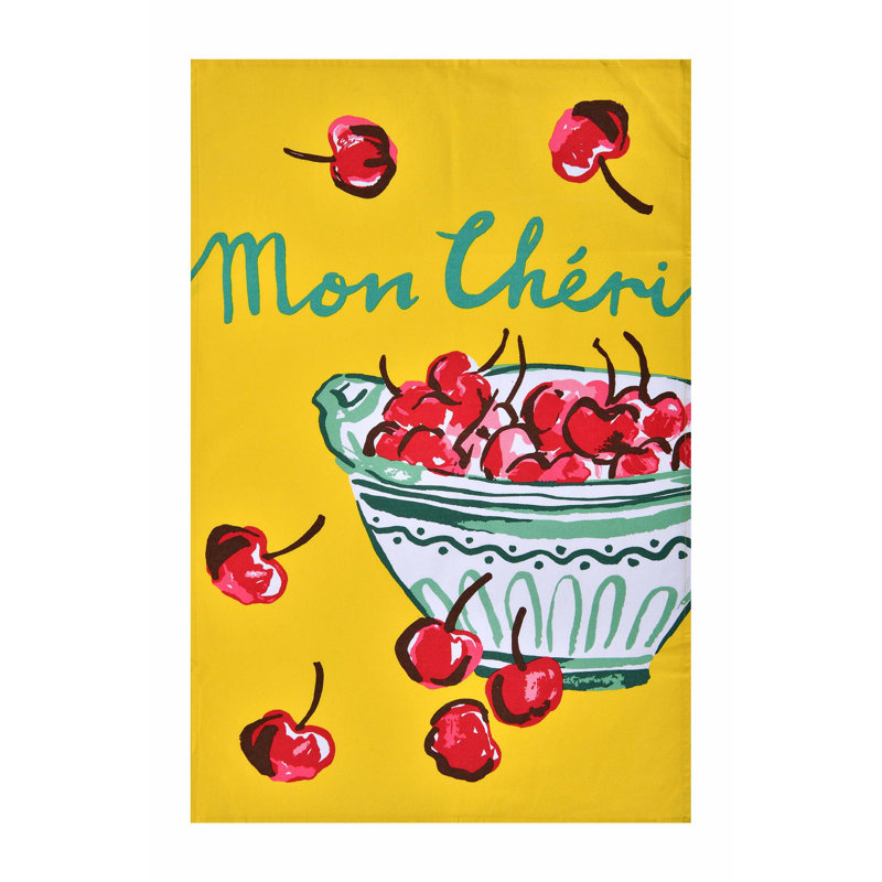 Summer Fruits Floral Tea Towel Kitchen Towel
