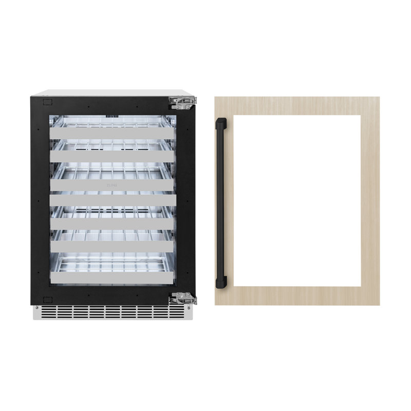 23.88 44 Bottle Wine Refrigerator, Matte Black