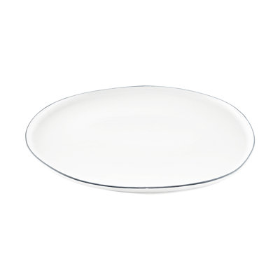 Plateau de service en porcelaine à jantes colorées Canvas Home