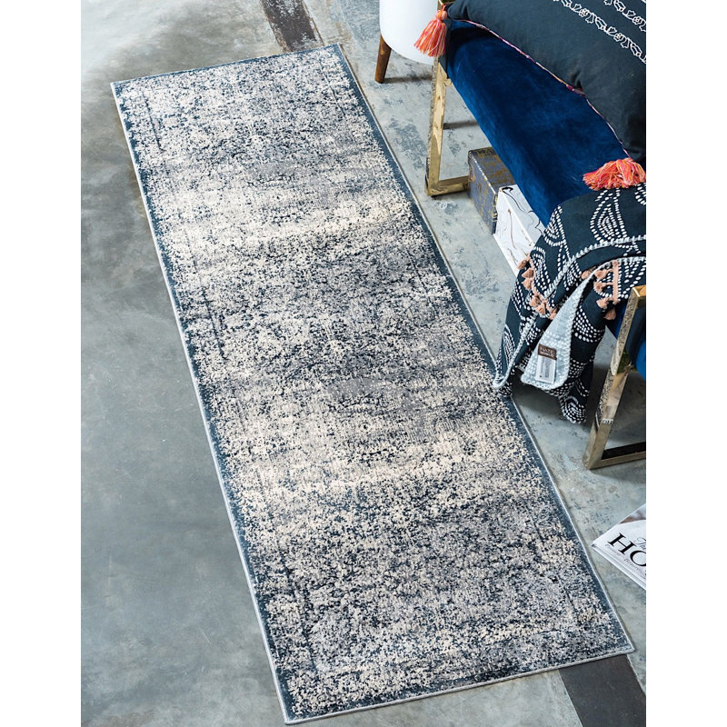 Parrado Ikat Indoor Rug, Runner 3' x 13'
