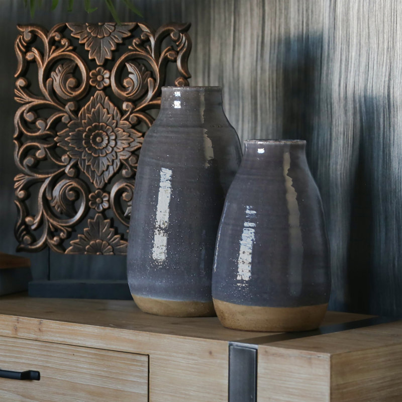 Vase de table ronde en céramique Jakey