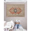 Tapis oriental ivoire / orange Ambrah-1910309464