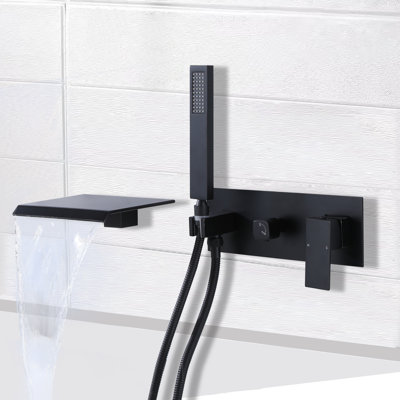1 Handle Wall Roman Tub Faucet with Diverter