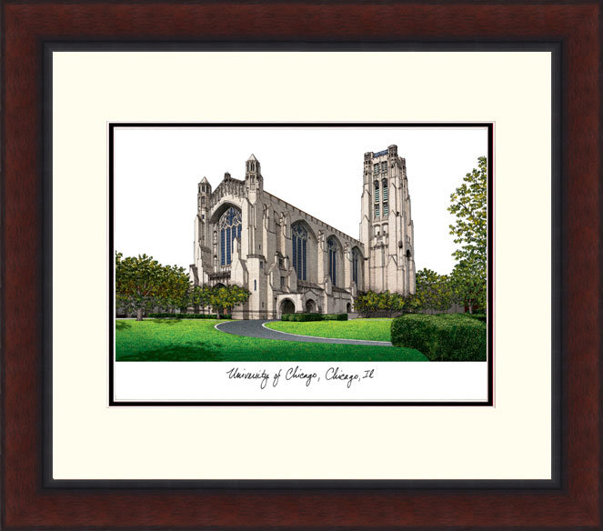 NCAA Chicago Maroons Legacy Alumnus Lithograph Picture Frame