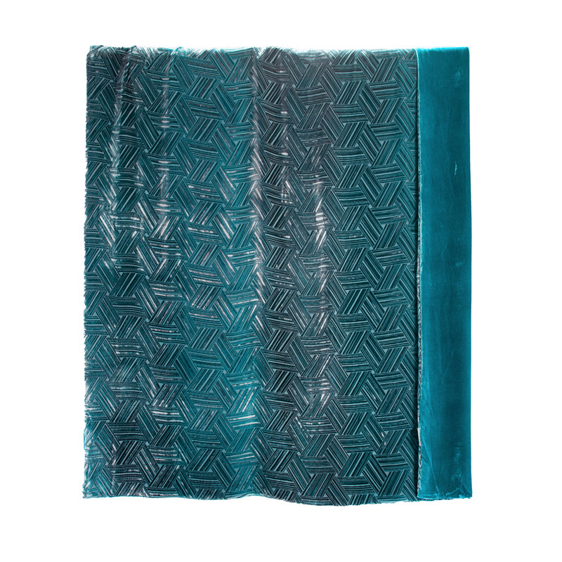 Entwined Throw, 52" W x 92" L, Pacific