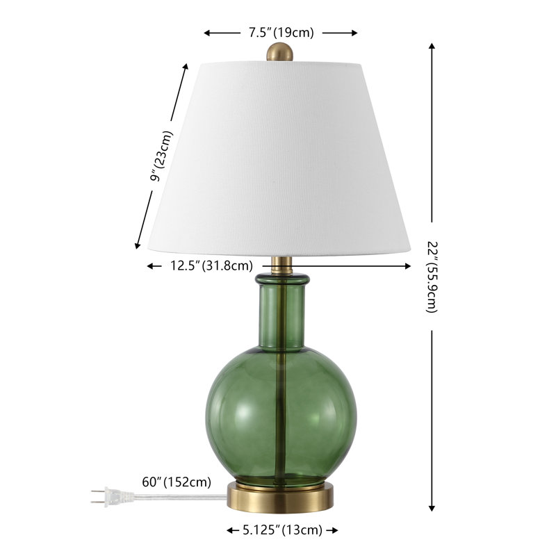 Devi 20.25 Inch Ceramic Table Lamp Set Of 2