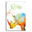 «Colorful Safari Animals B» par Jean Plout, art mural en verre acrylique-1693537279